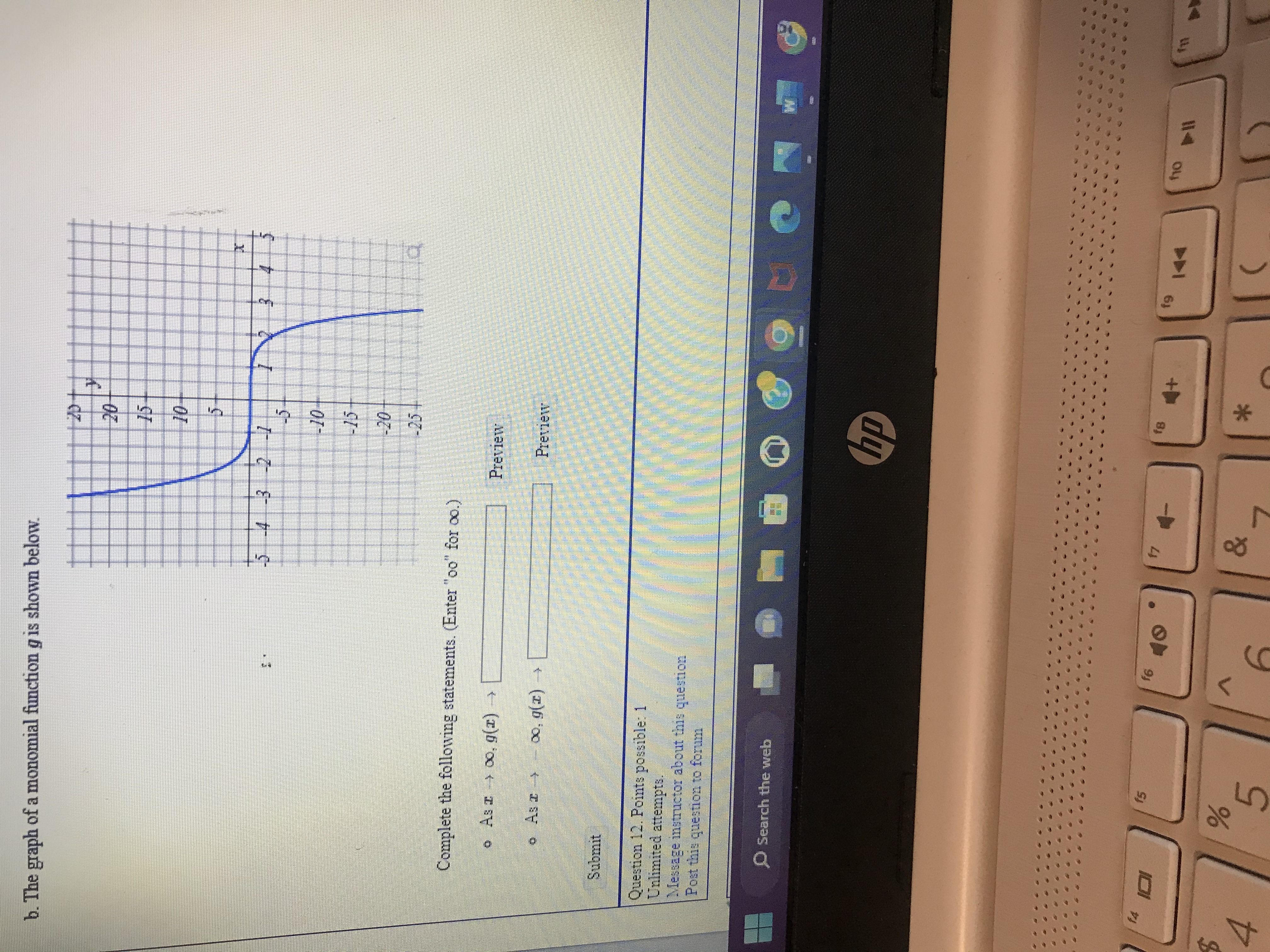 Grade Submit Question 16. Points possible: 1