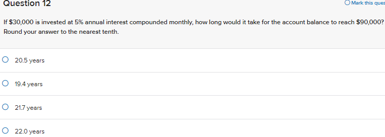 Question 9 O Mark this question Alex earns $18