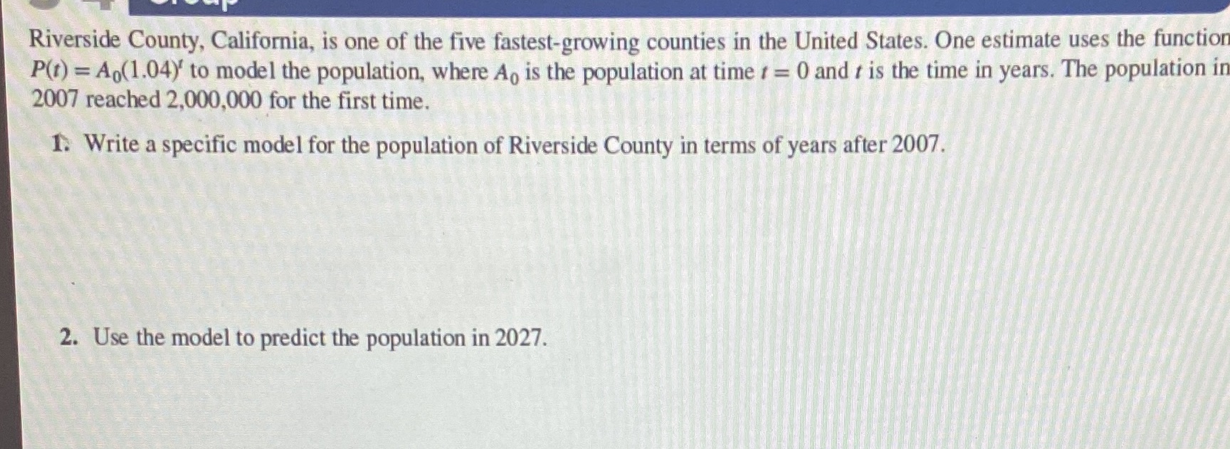 Riverside County, California, is one of the five