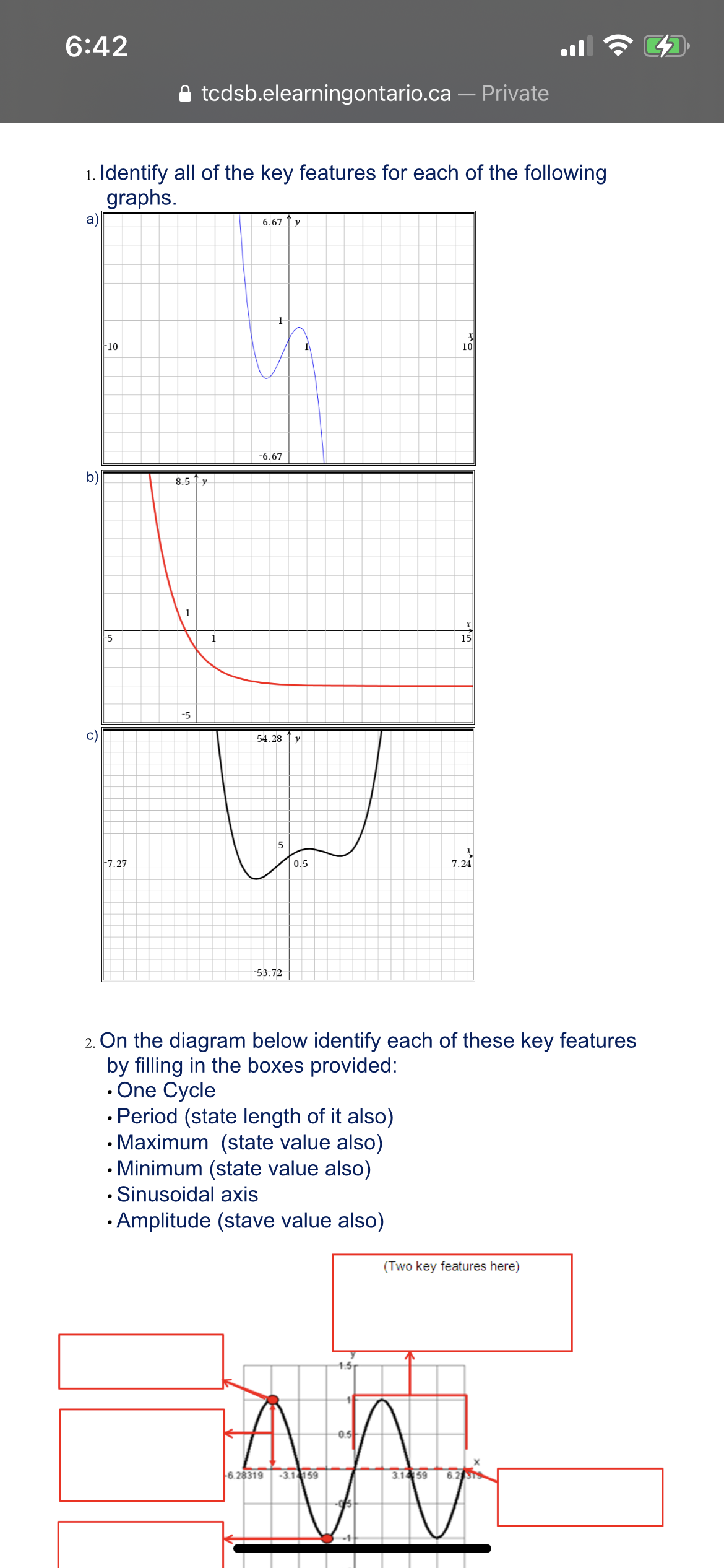 B tcdsbelearningontario.ca 1. Identify all of the