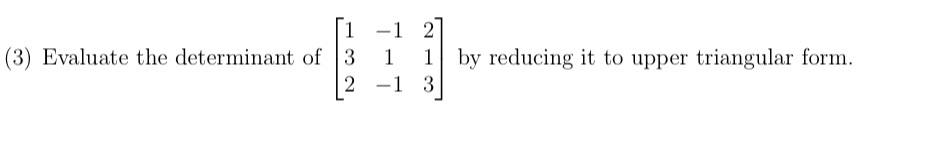 How do I solve this question 1 1 2 (3) Evaluate