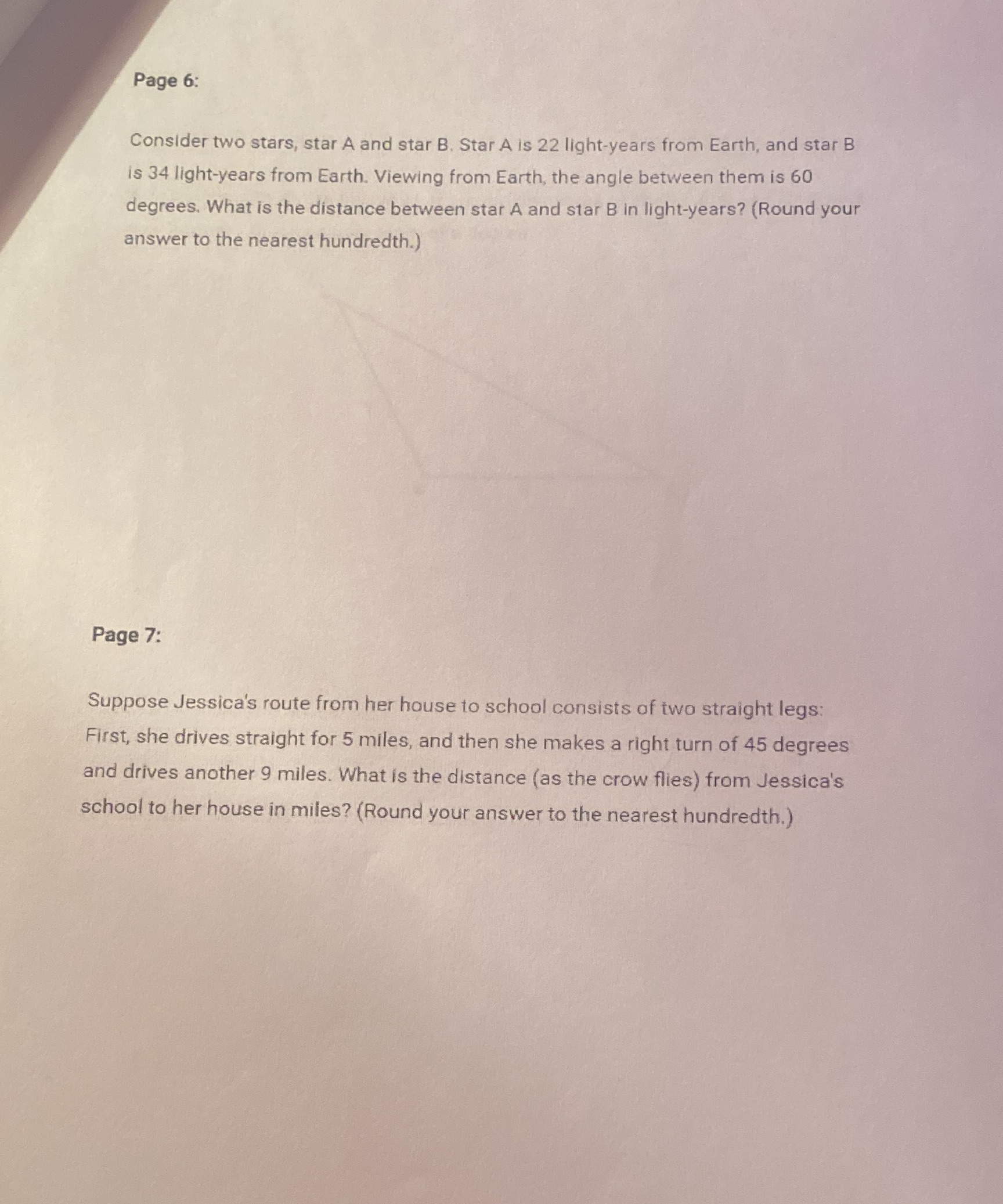 4.2.1 Page 6: Consider two stars, star A and star