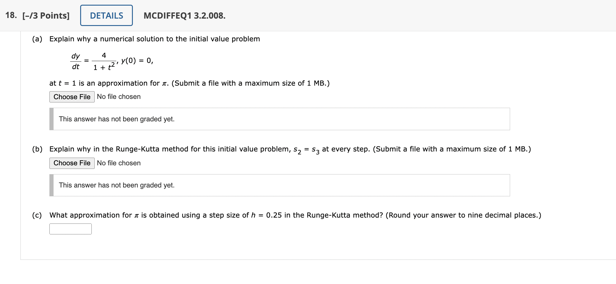 18. [-13 Points] DETAILS MCDIFFEQ1 3.2.008. (a)