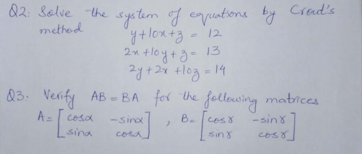Linear Algebra Questions Solve on Page. 81: