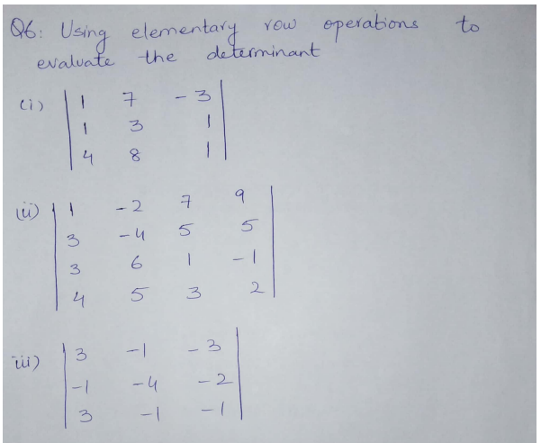 Linear Algebra Questions Solve on Page. 81: