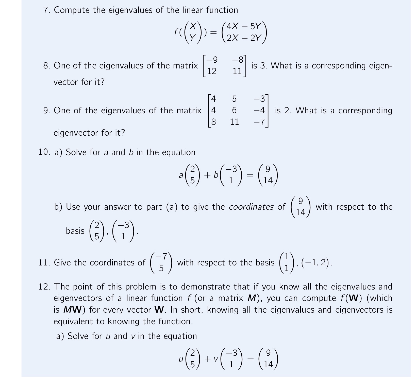 The following questions are from a conceptual