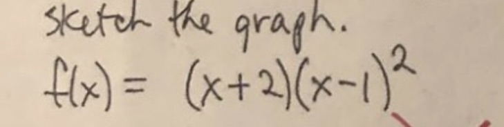 Tell the degree of the function give its