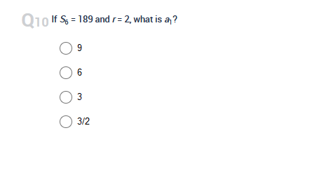Q1 Find the next two terms in the geometric