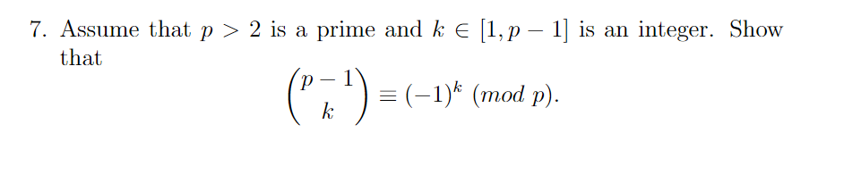 1. Is it true that if a = b (mod n) then a? = b2