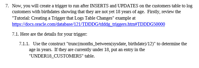 7. Now, you will create a trigger to run after