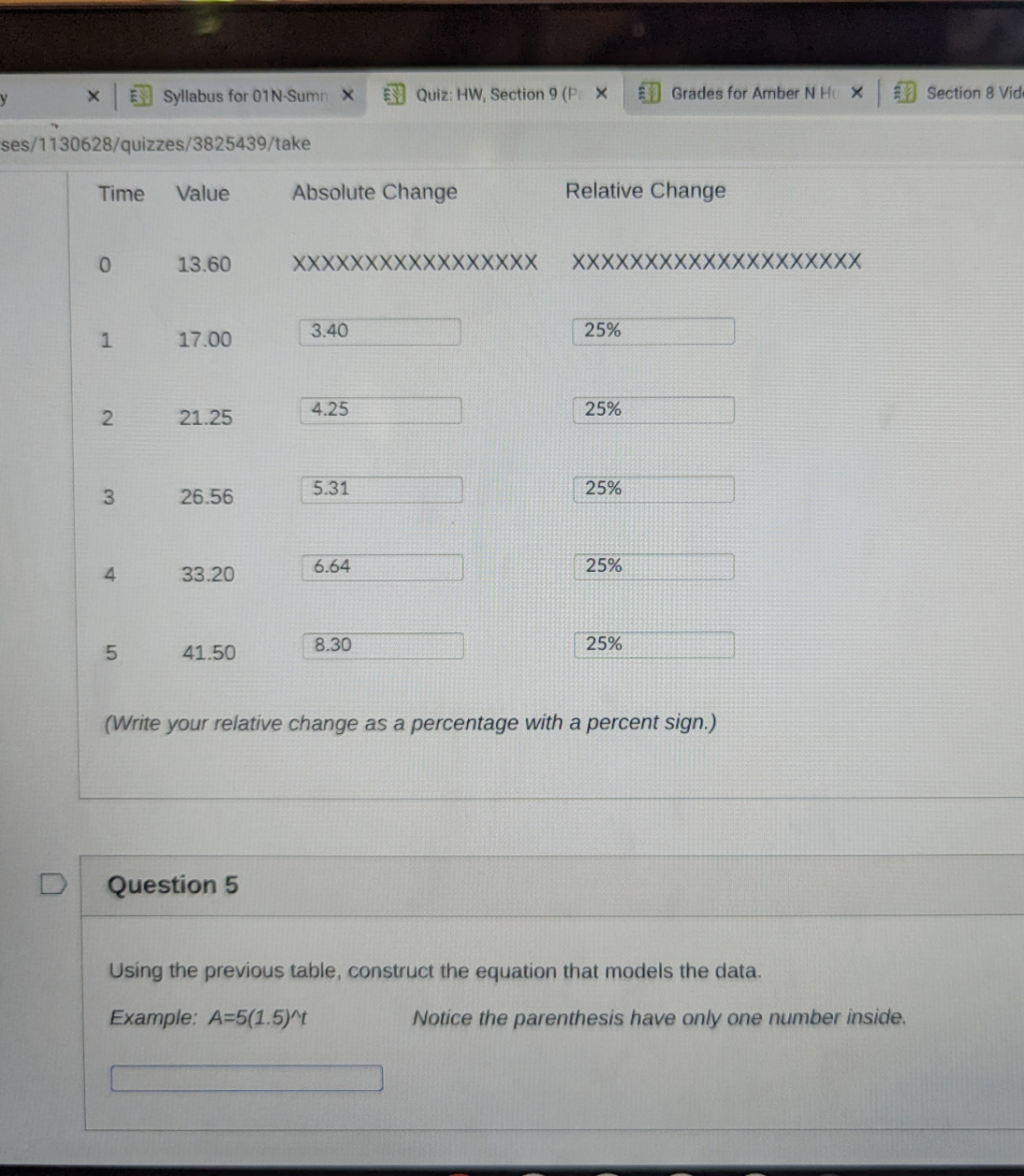 question 5 references question 4 so I included