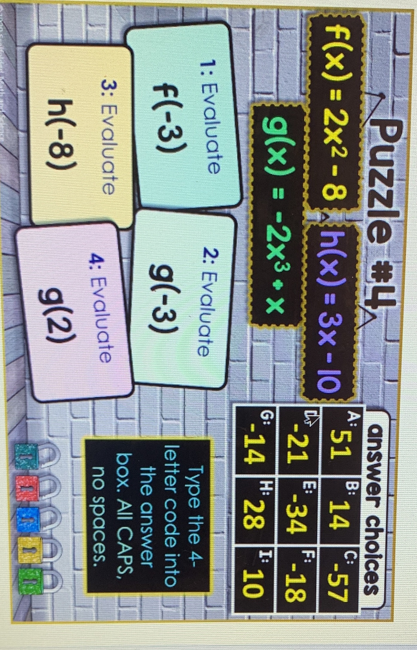 I don't understand how to do it Puzzle #4 answer