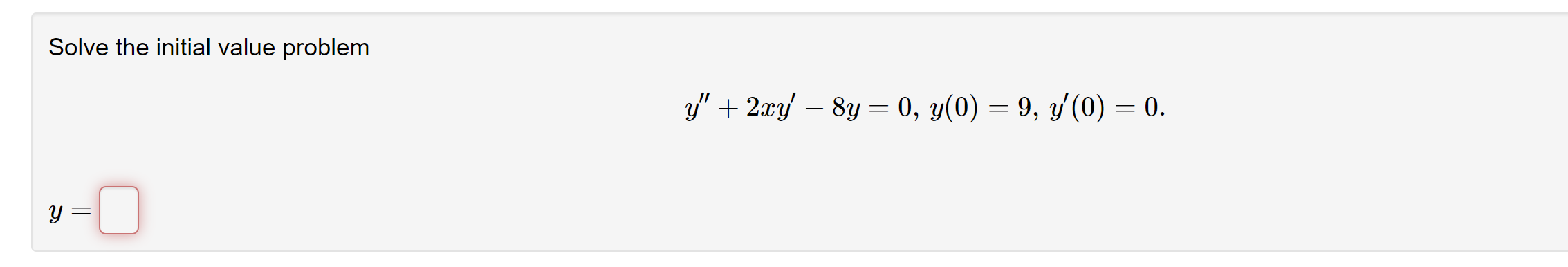 please label the final answer. thank you! Solve