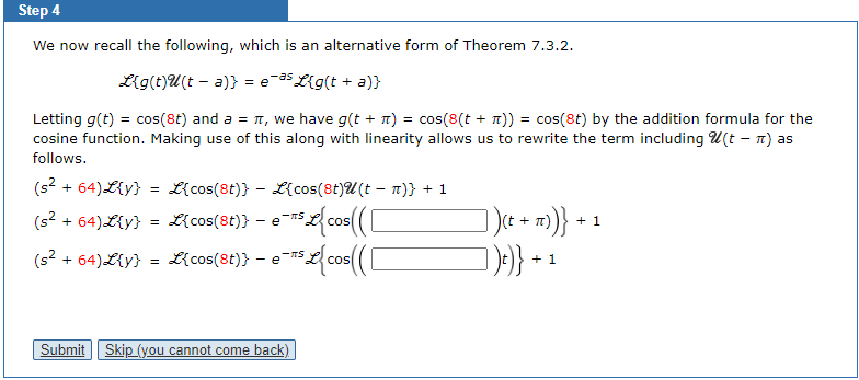 Step 4 We now recall the following, which is an