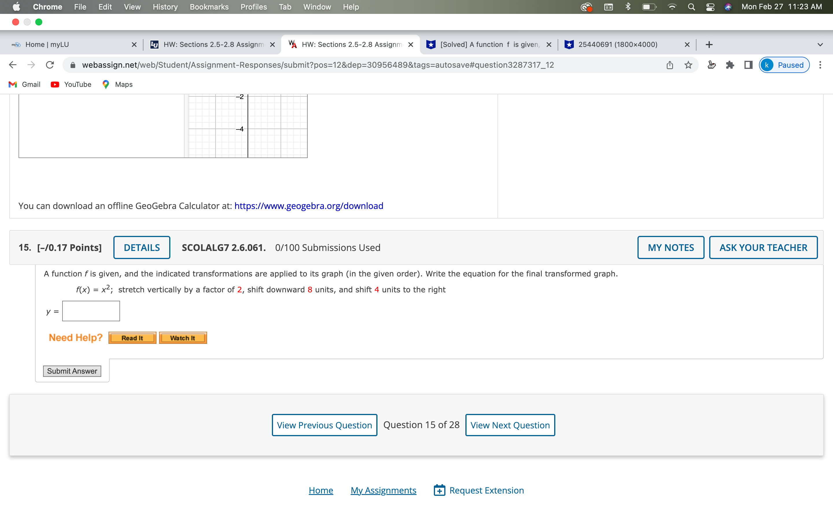 Chrome File Edit View History Bookmarks Profiles