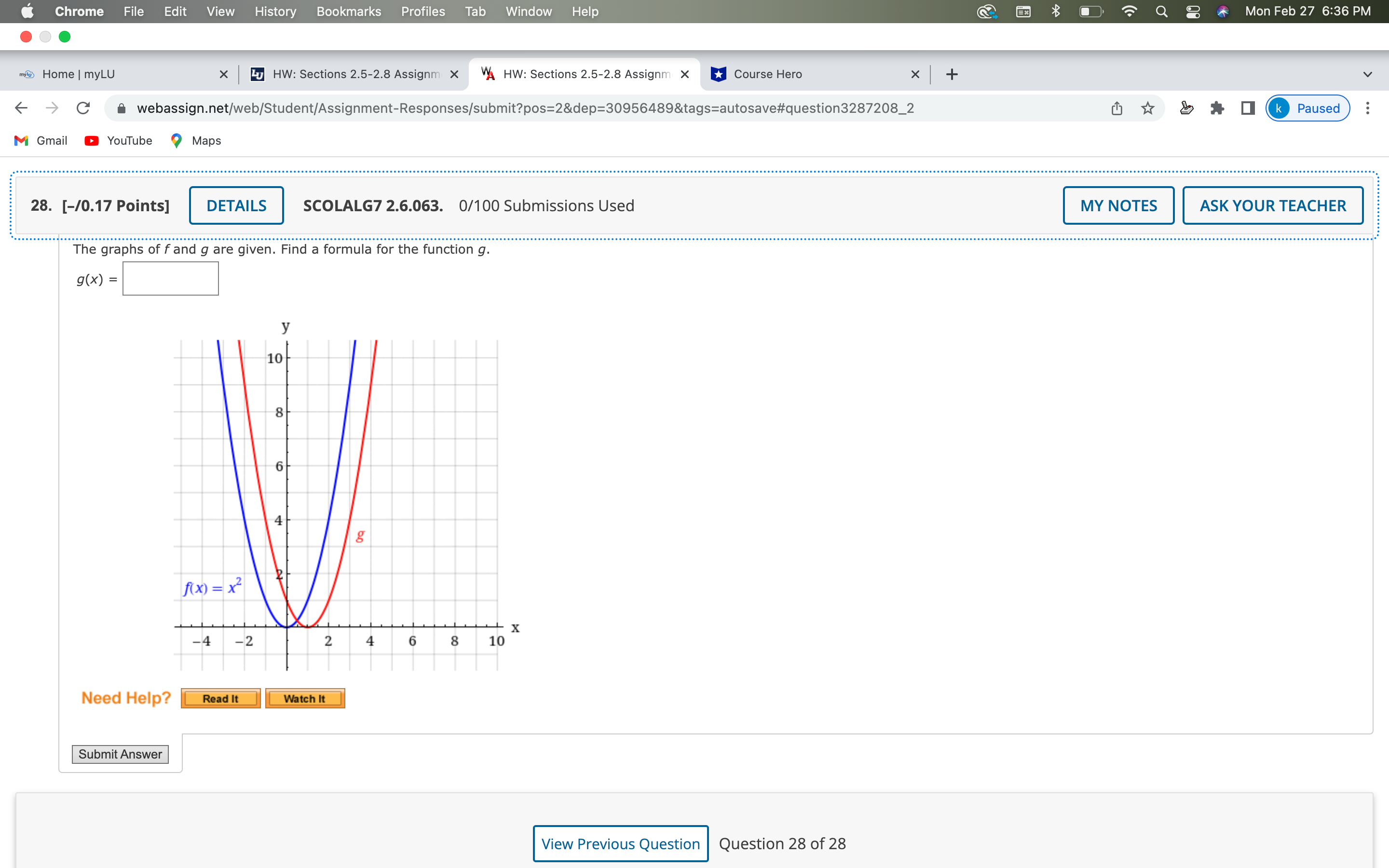 Chrome File Edit View History Bookmarks Profiles