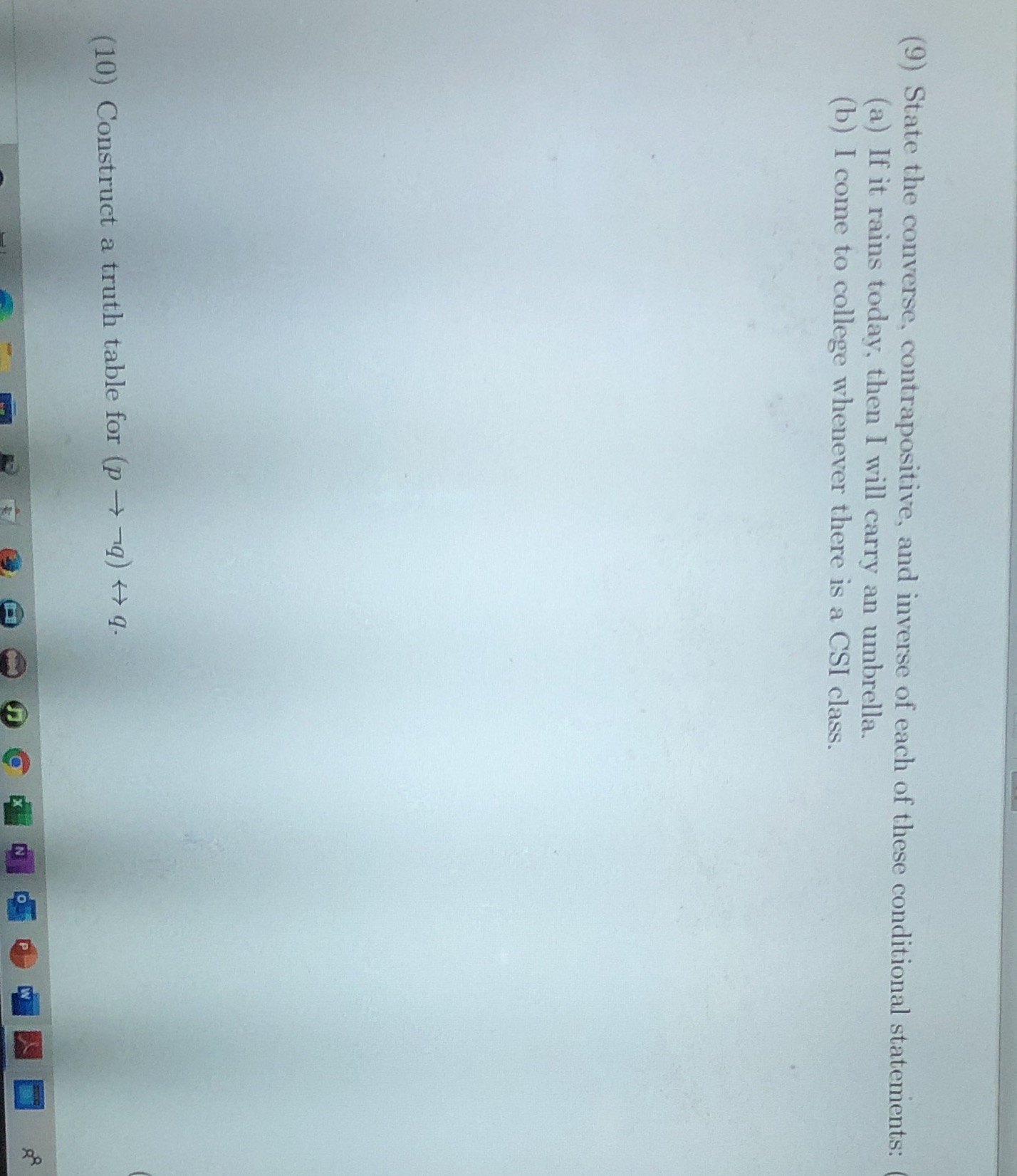 Xe 1Please I need help with 9 and 10 (9) State