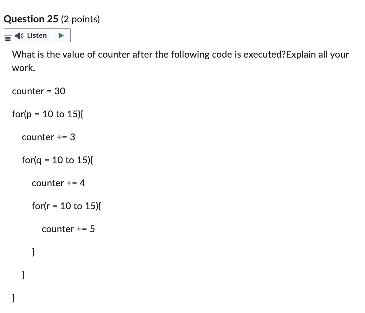TOPIC: PERMUTATION AND COMBINATION Question 25 (2