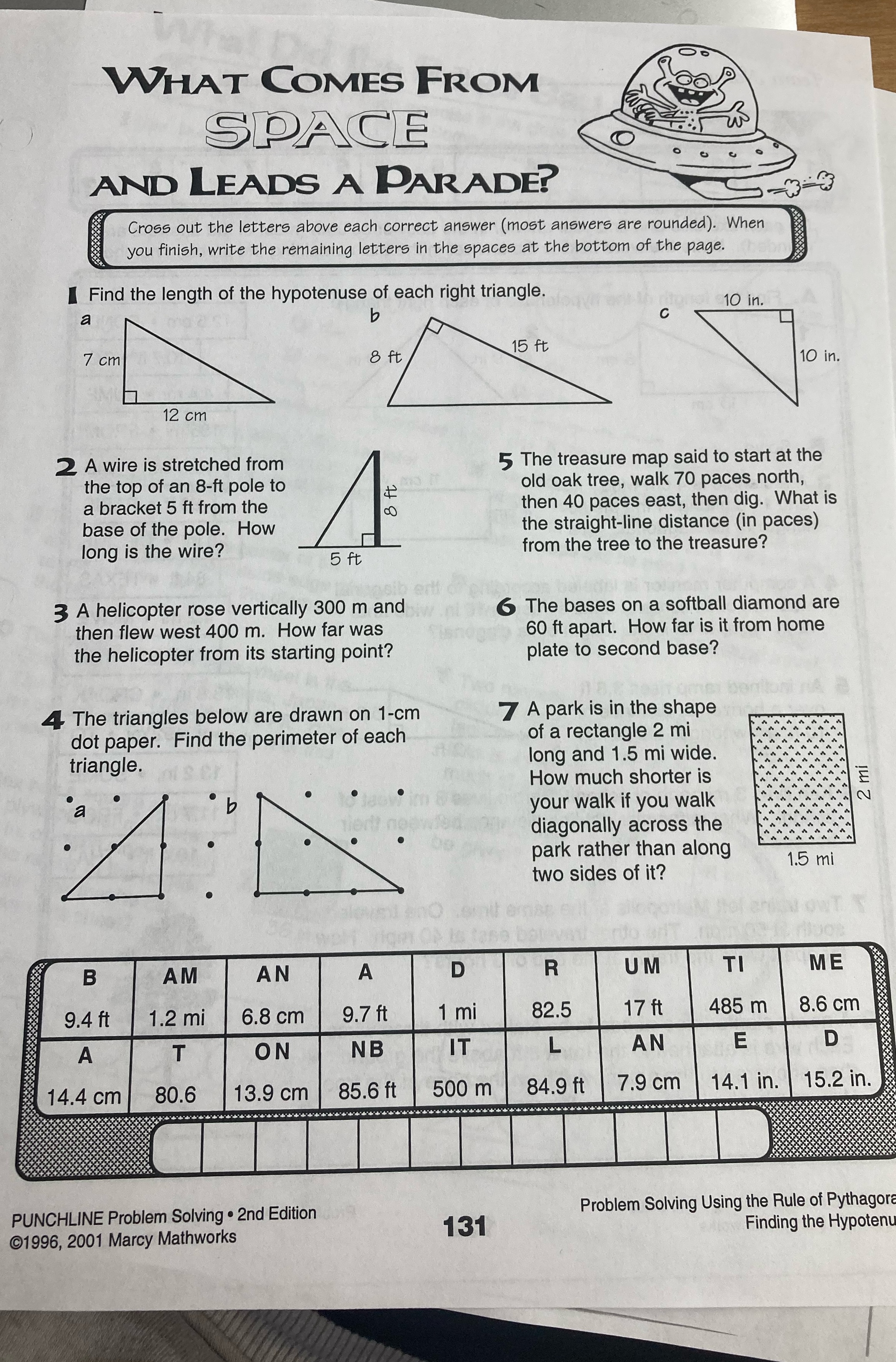 Can someone solve this WHAT COMES FROM SPACE AND