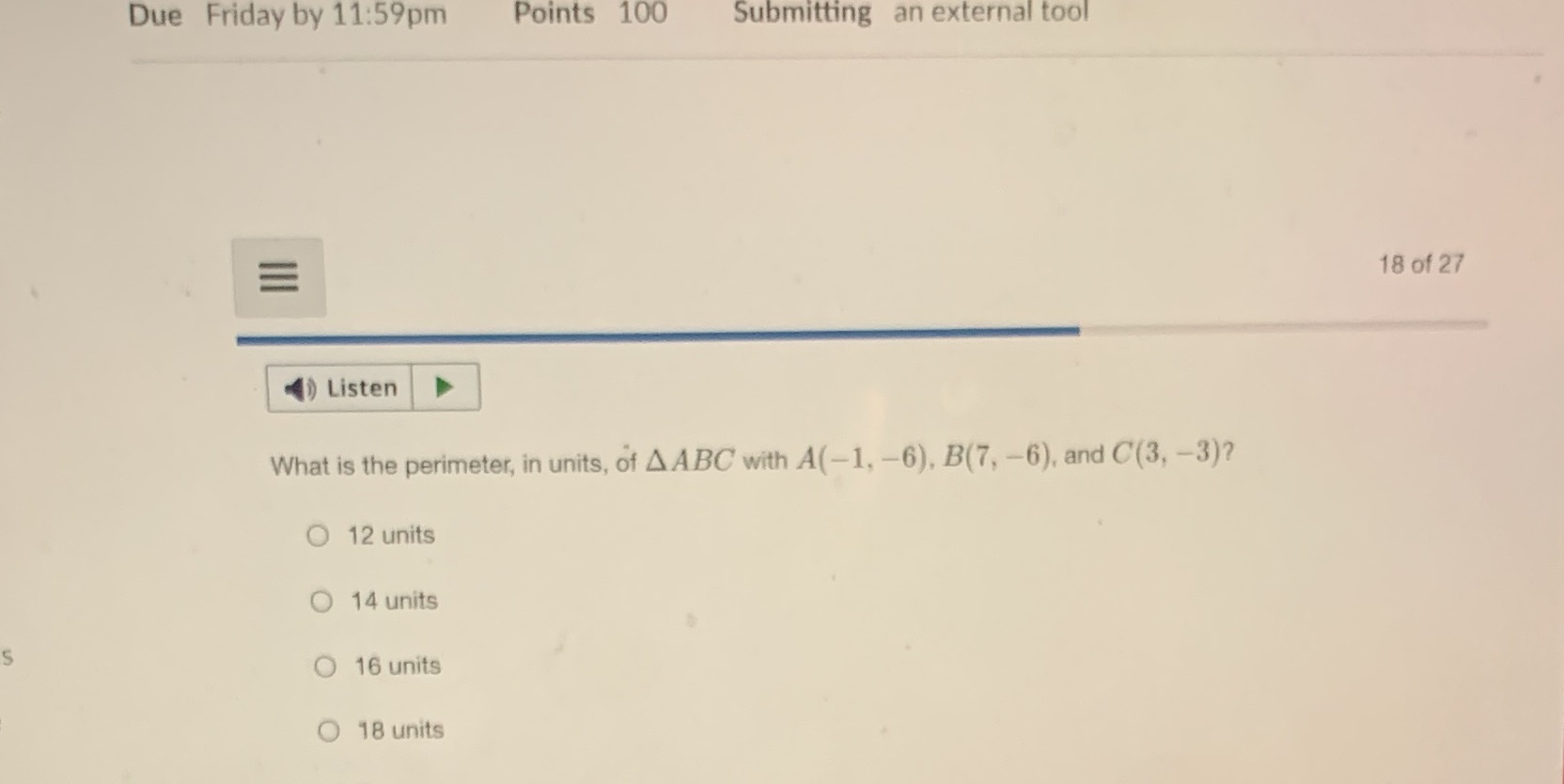Due Friday by 11:59pm Points 100 Submitting an