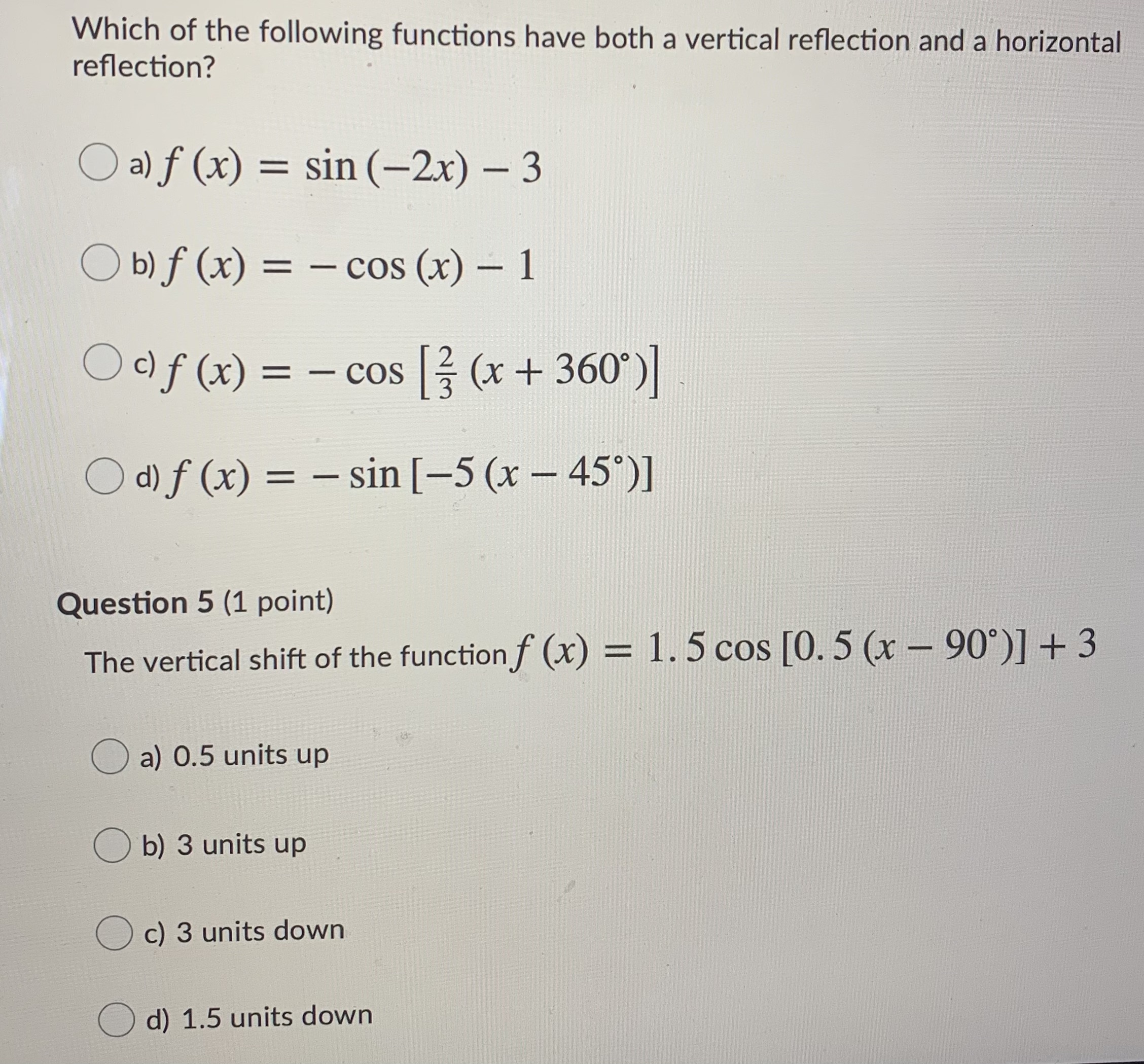 Please answer thank you. The phase shift of the