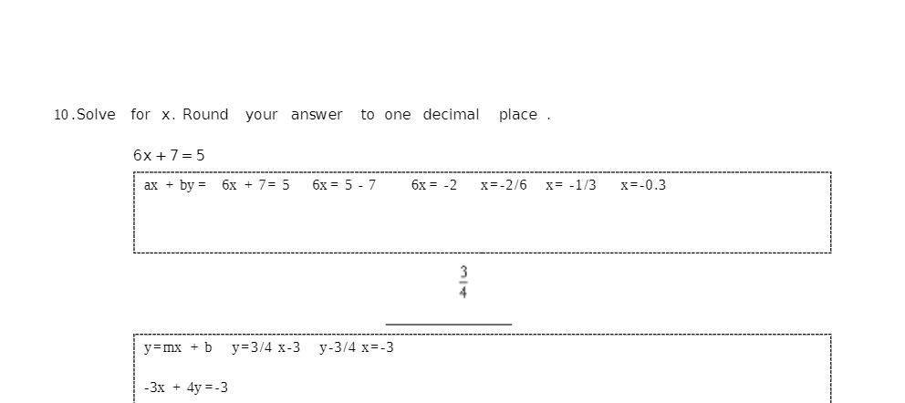 10.Solve for x. Round your answer to one decimal