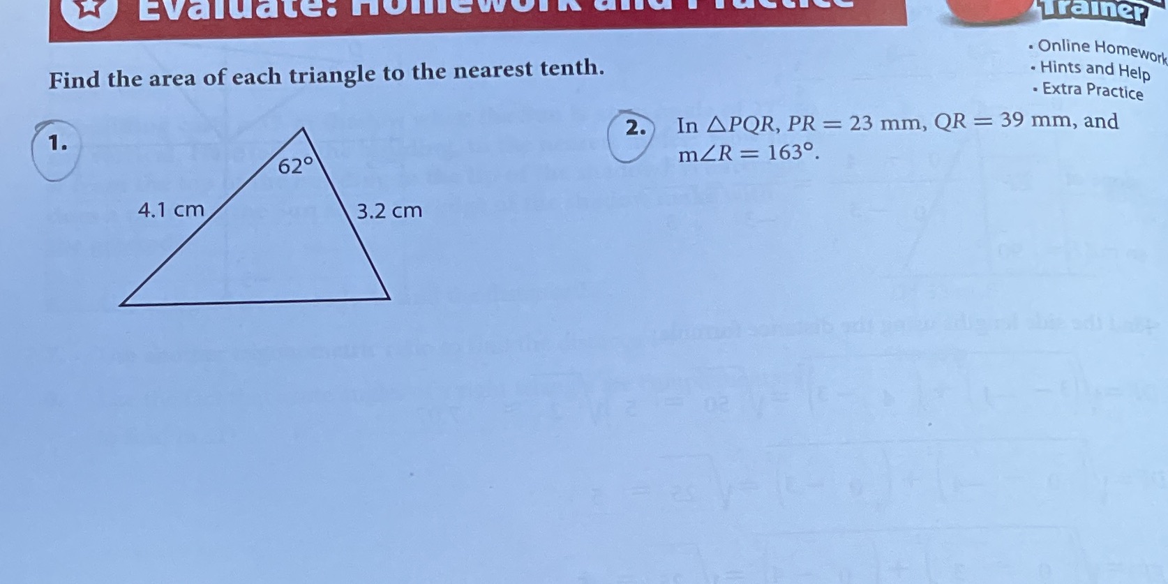 Evaluate: nonew Trainer . Online Homework Find