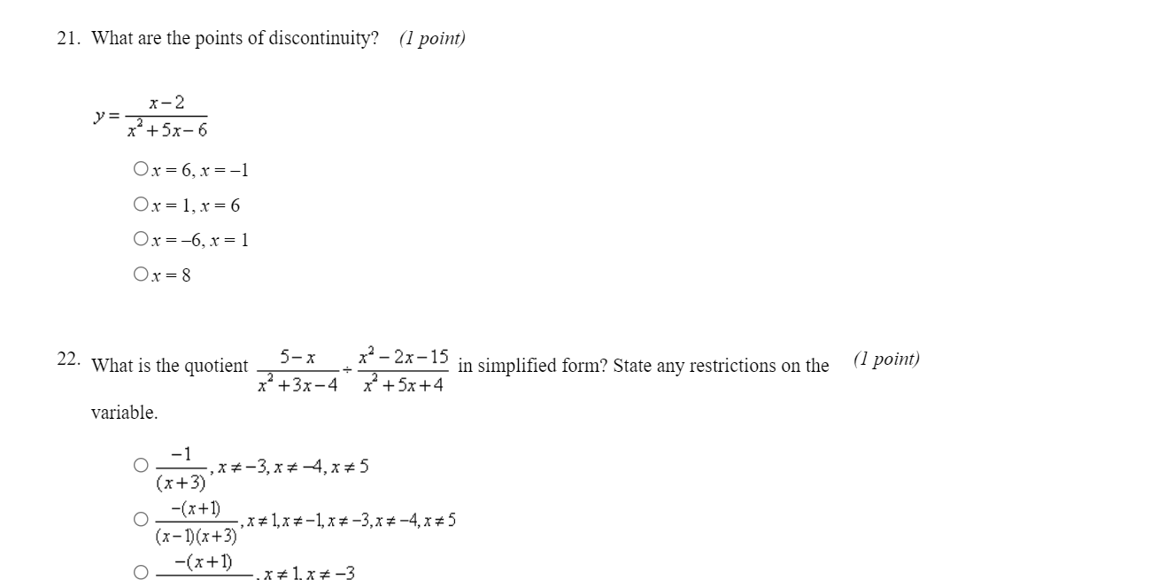 1- Classify 4x5 + 2x4 5x3 + 12 by number of