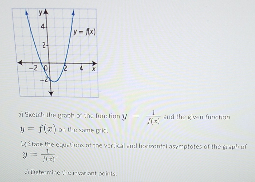 Explanation with clear steps please yA 4 y = (x)
