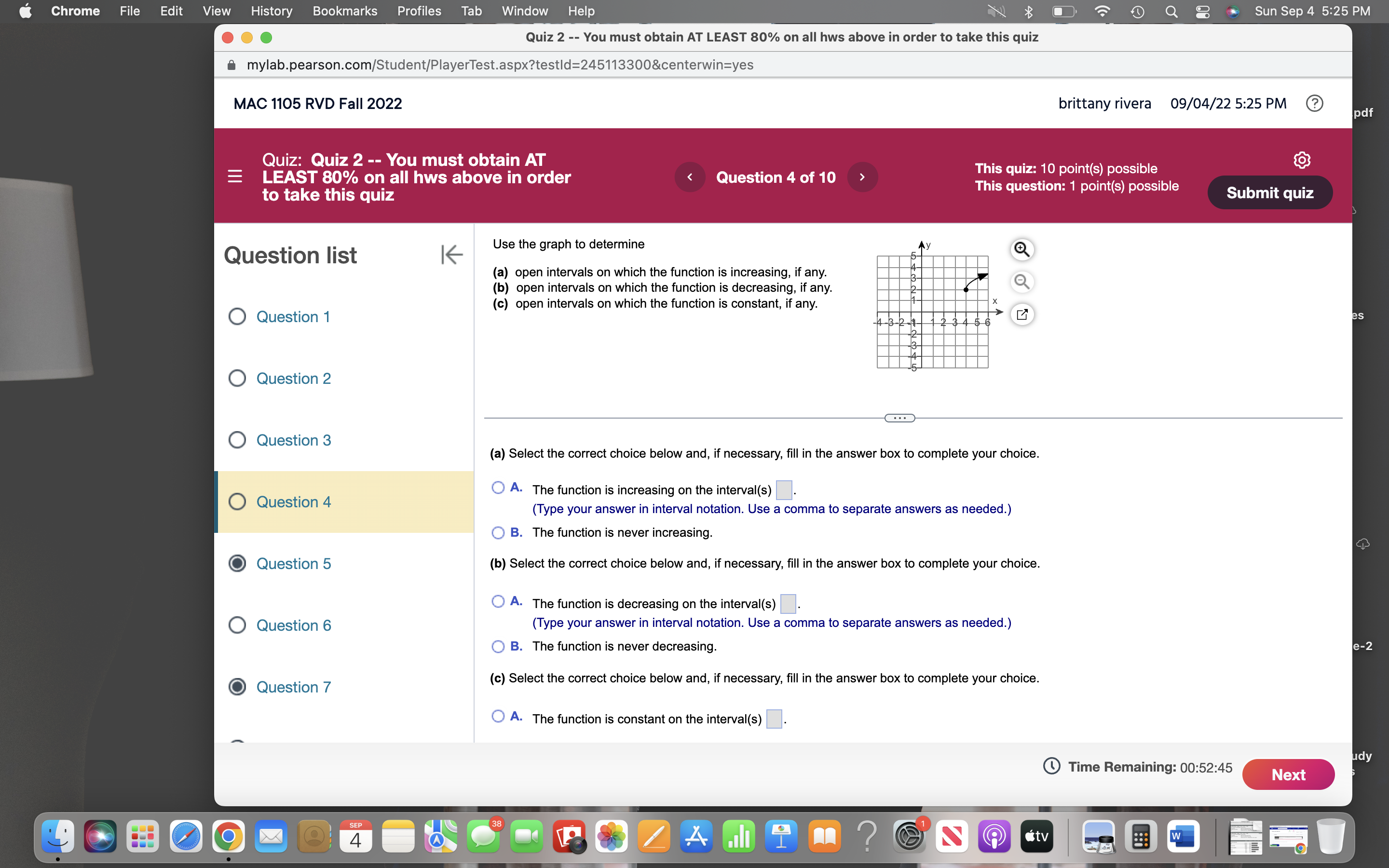 6 Chrome File Edit View History Bookmarks