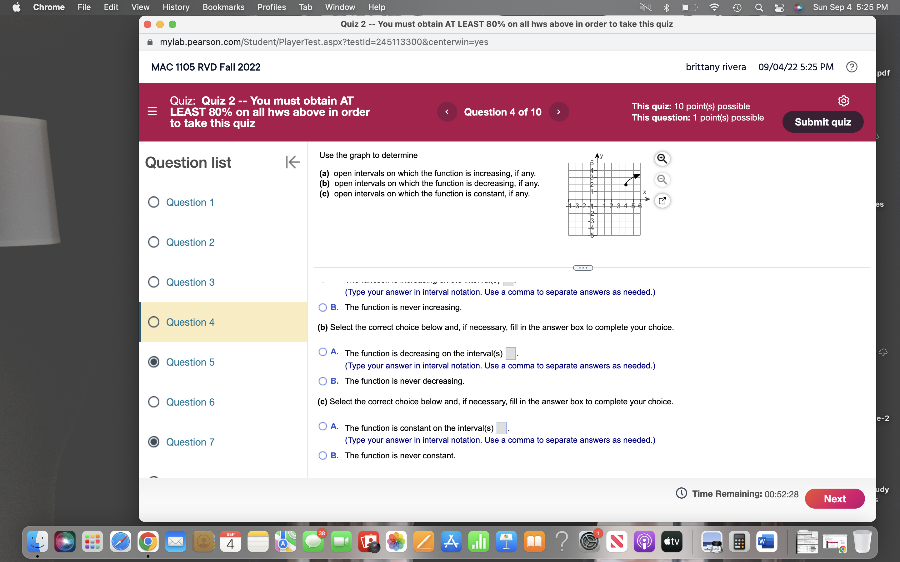 6 Chrome File Edit View History Bookmarks