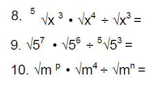 PART A Directions: Convert the following