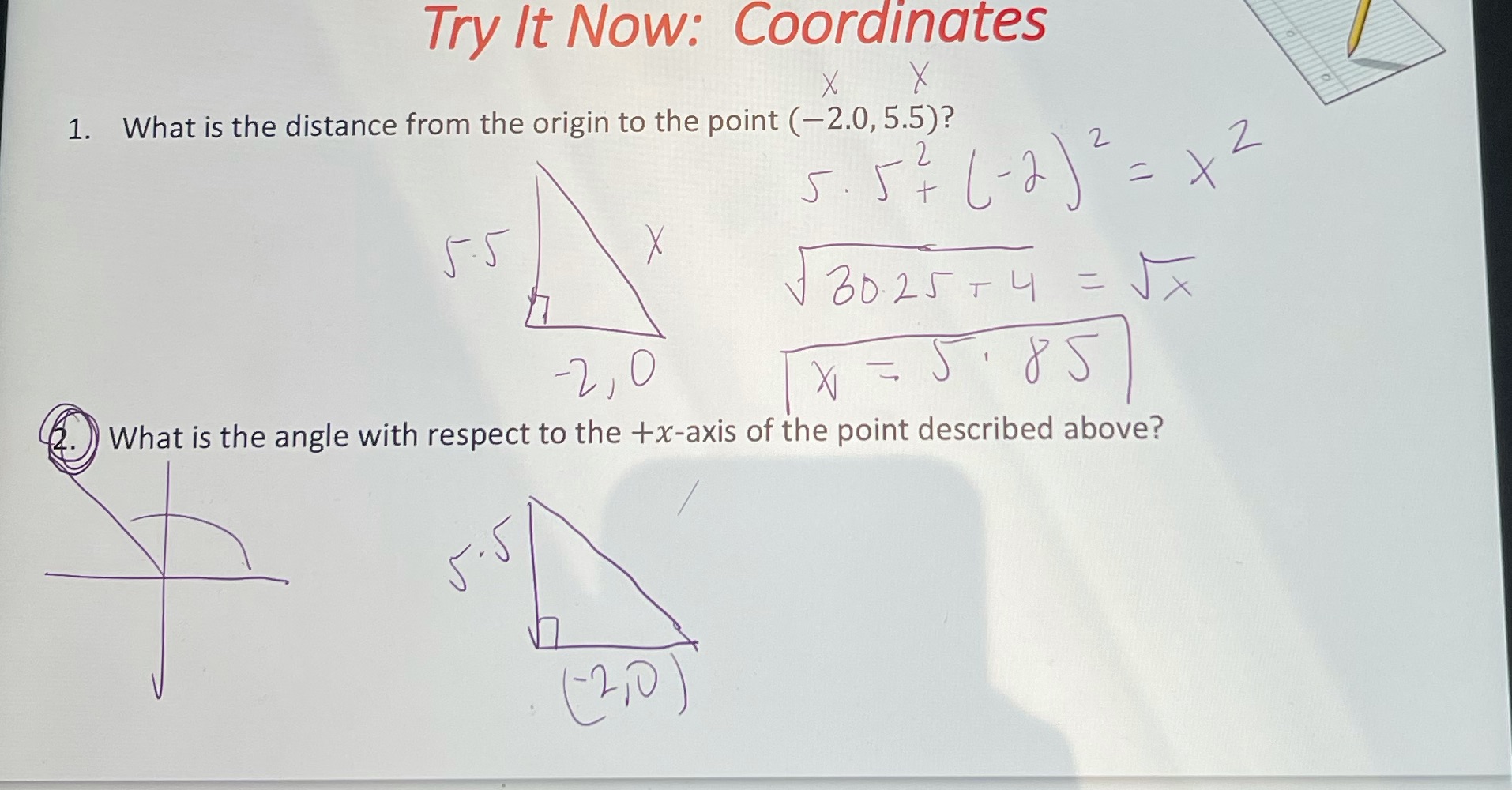 Not sure how to answer the second question Try It