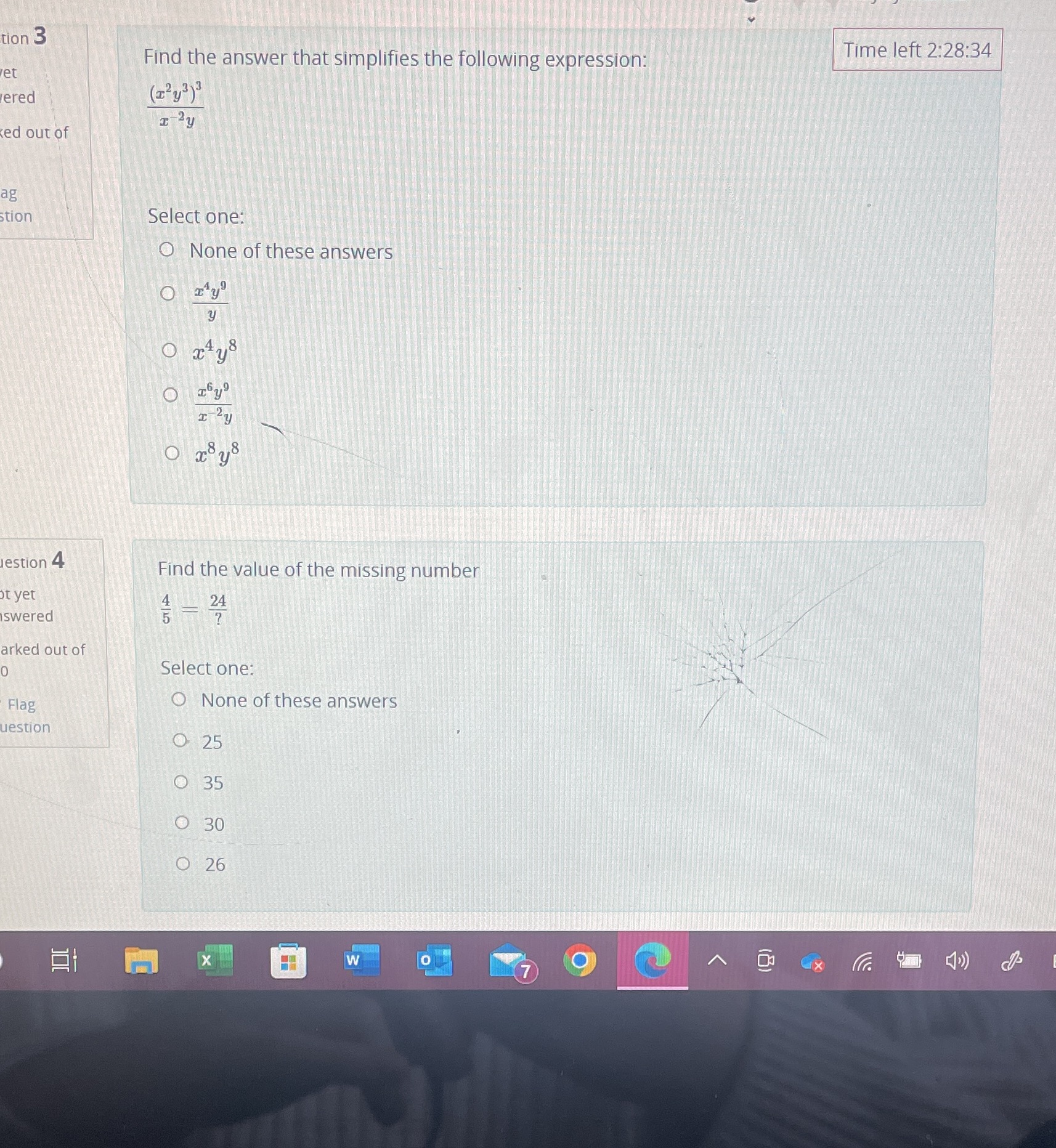 Answer short tion 3 Find the answer that