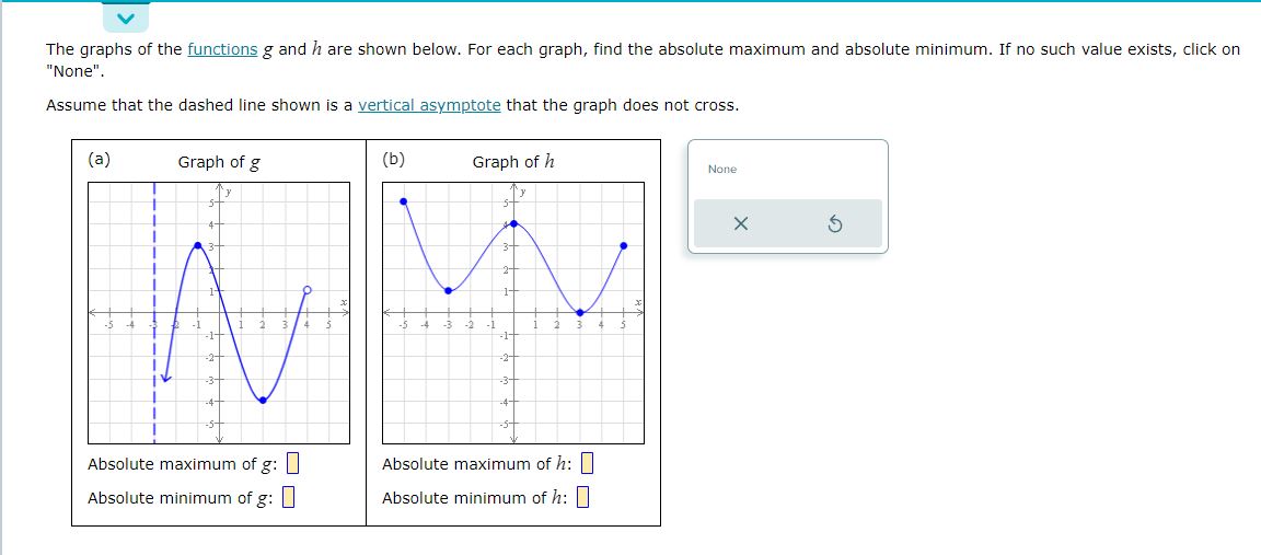 Module is graphs and functions, topic is Finding