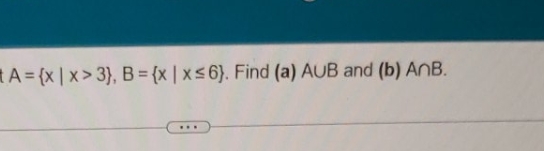 please find aub and anb \f