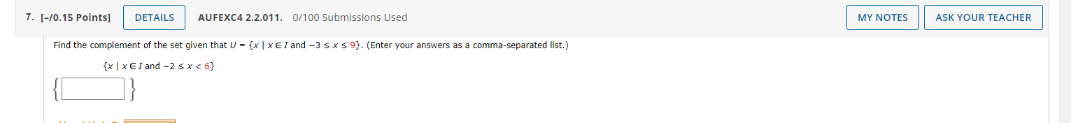 10. [-/0.15 Points] DETAILS AUFEXC4 2.4.014.MI.