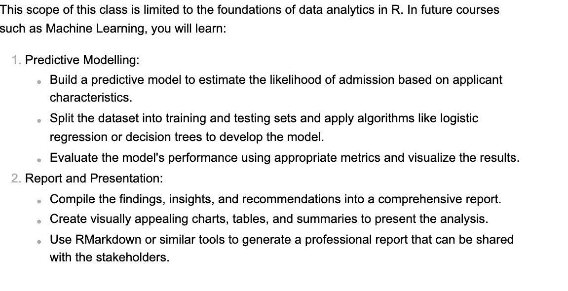 This scope of this class is limited to the