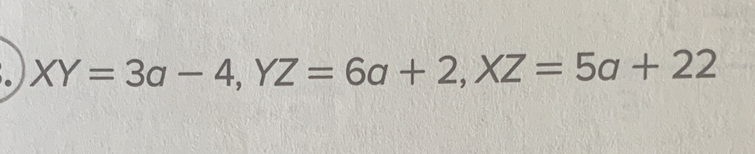 What is the value of the variable YZ if Y is