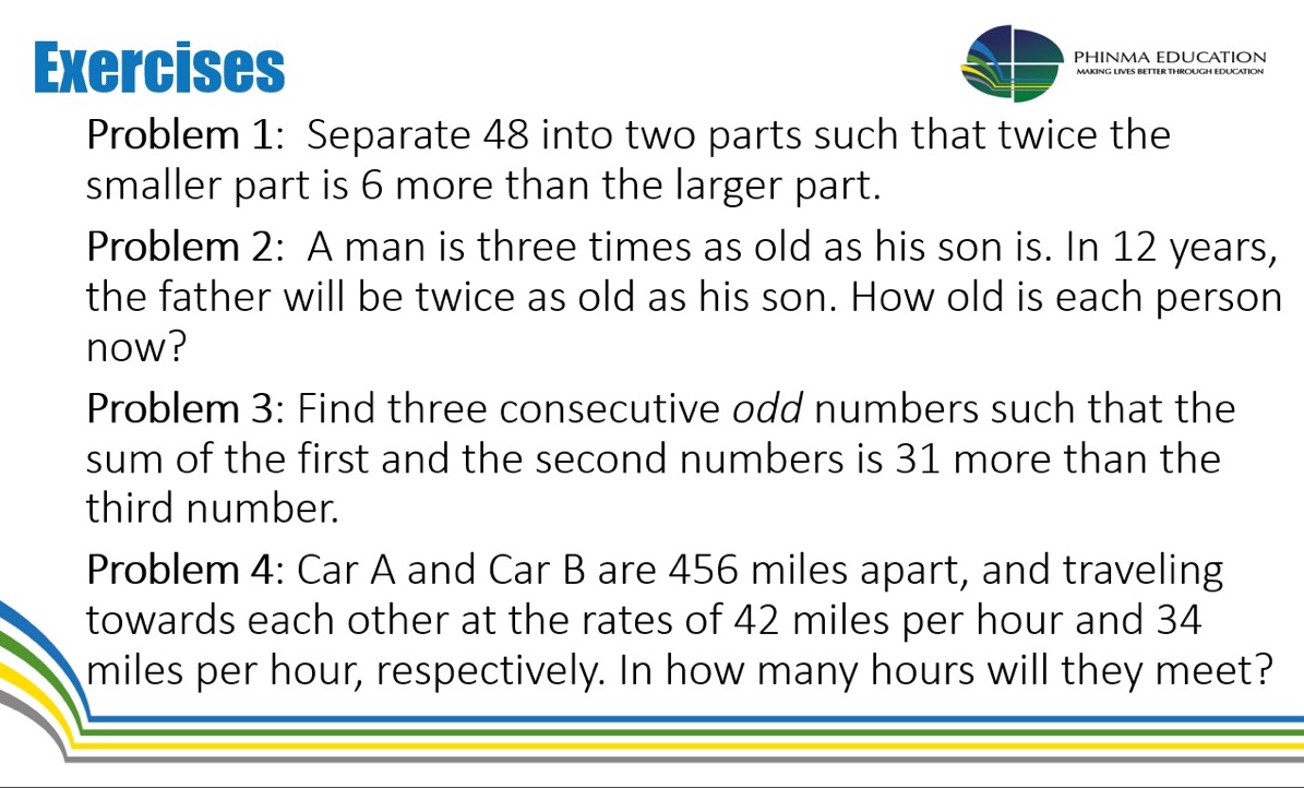 - Herclses - PHINMA EDUCATION Problem 1: Separate