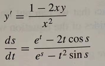 Determine if the differential equation is exact.