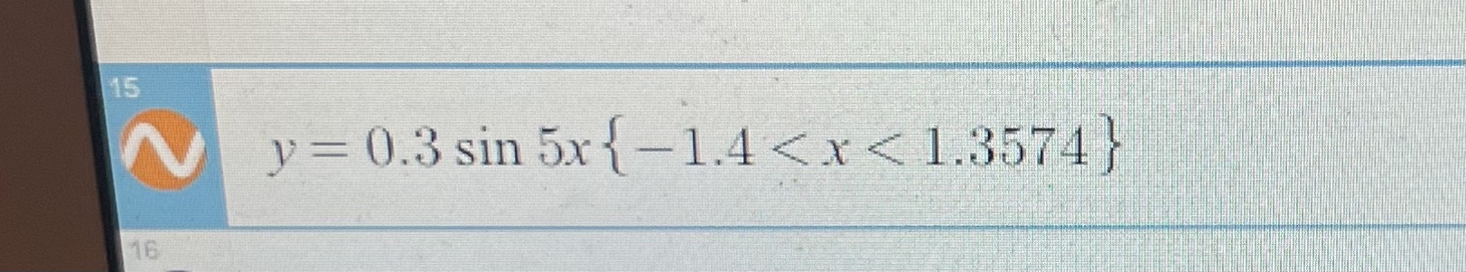 For the equation below List the properties of