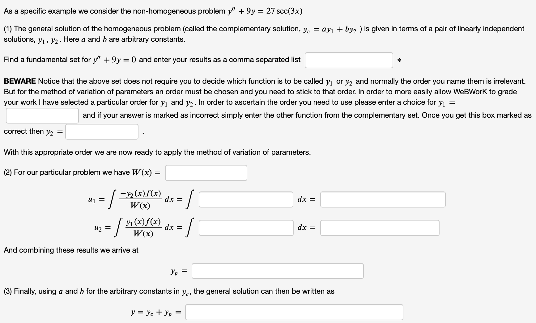 Need help with the following two multi step