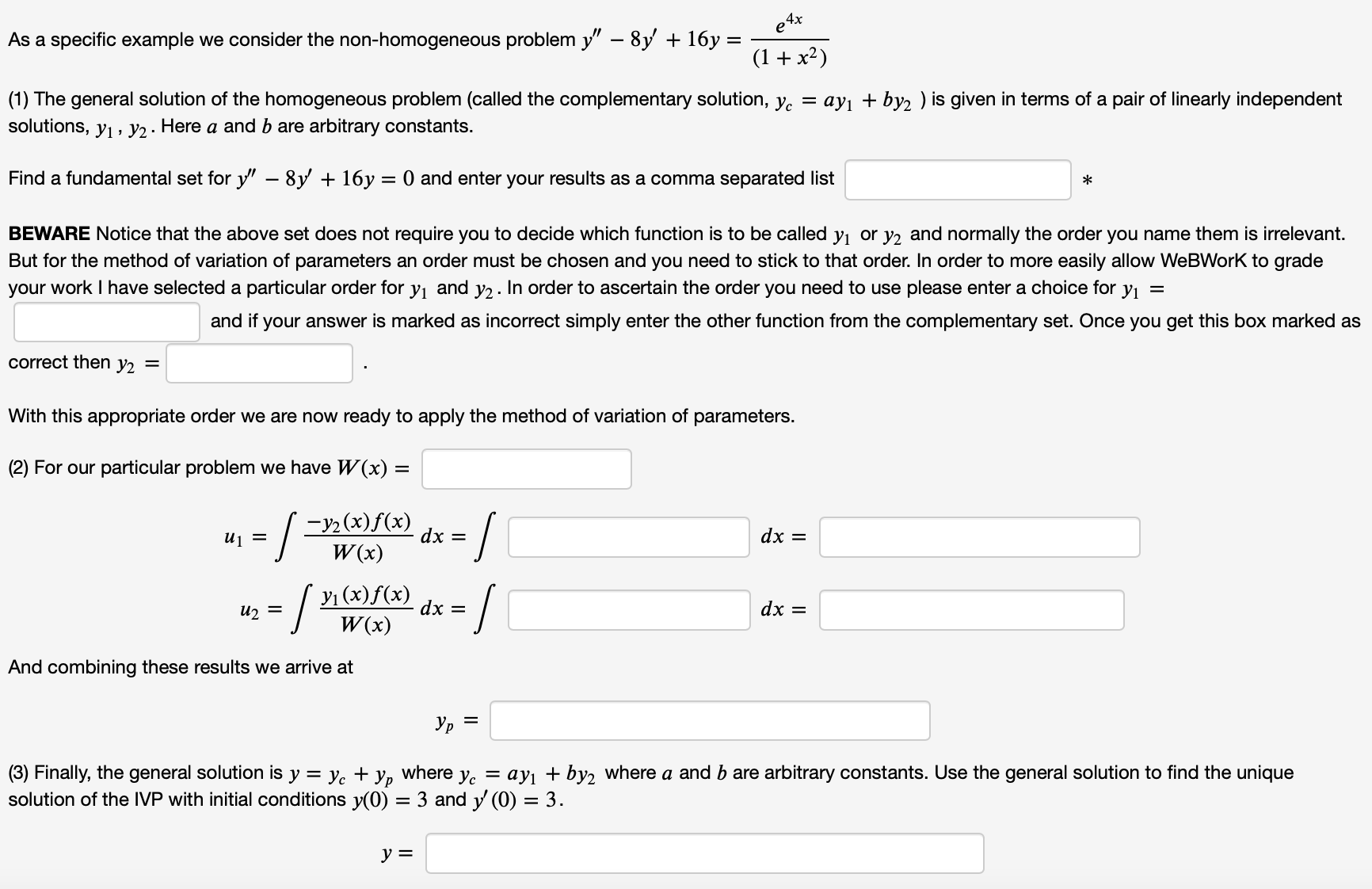 Need help with the following two multi step