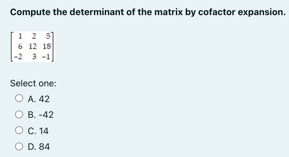 Intro to Linear Algebra Decide whether or not the