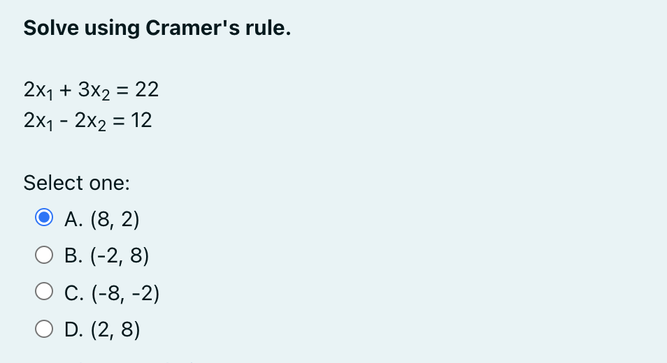 Intro to Linear Algebra Decide whether or not the