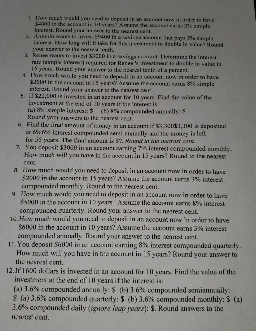 Topic: savings 1. How much would you need to