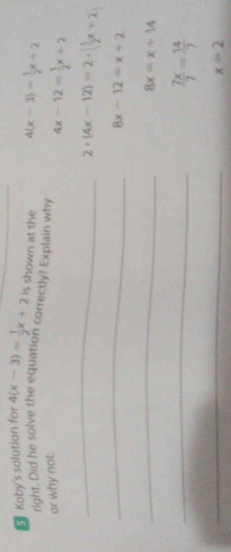 show for the work plz 5 Koby's solution for