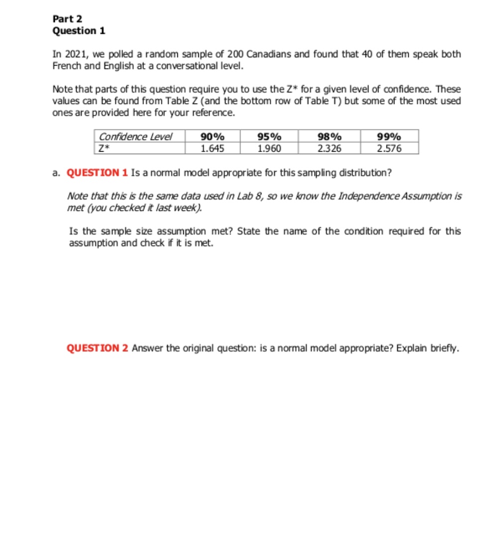 b. QUESTION 3 and 4 Calculate and interpret in