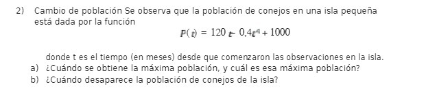 2) Cambio de poblacion Se observa que la